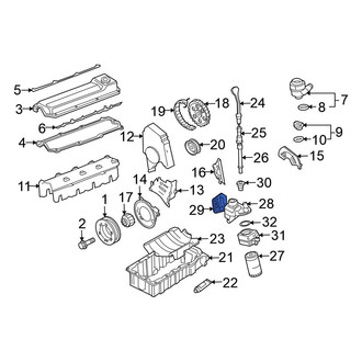 Volkswagen OE - Engine Oil Filter Housing Gasket