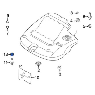 Volkswagen OE - Engine Cover Grommet