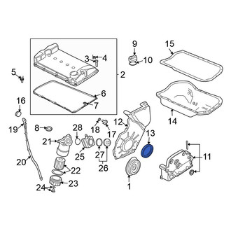 Volkswagen OE - Front Engine Crankshaft Seal