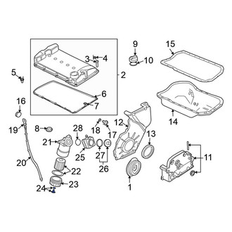 Volkswagen OE - Engine Oil Filter Housing Drain Plug