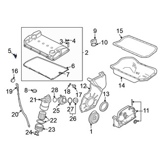 Volkswagen OE - Inner Engine Valve Cover Bolt