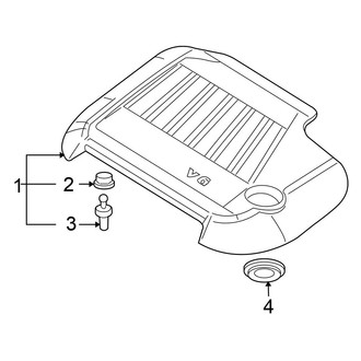 Volkswagen OE - Engine / Transaxle - Engine Appearance Cover (DOHC 2.8L)