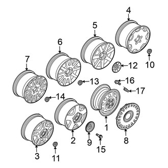 Volkswagen OE - Wheels (GL / GLS / GLX / TDI Wagon)