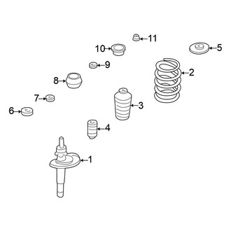 Volkswagen OE - Front Suspension - Struts & Components