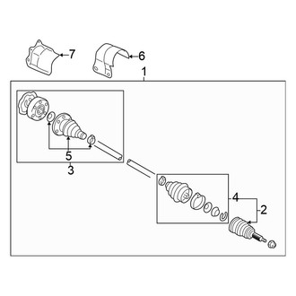 Volkswagen OE - Front Suspension - Drive Axles