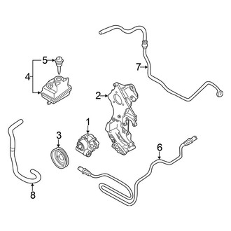 Volkswagen OE - Steering Gear & Linkage - Pump & Hoses