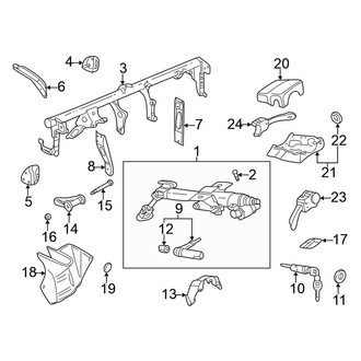 Volkswagen OE - Steering Column Assembly (GL / GLI / GLS / GLX / TDI / Wolfsburg Edition Sedan)