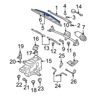 Volkswagen OE - Front Right Wiper Blade