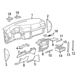 Volkswagen OE - Left Instrument Panel Cover