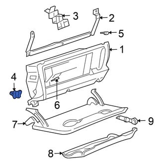 Volkswagen OE - Glove Box Insulator