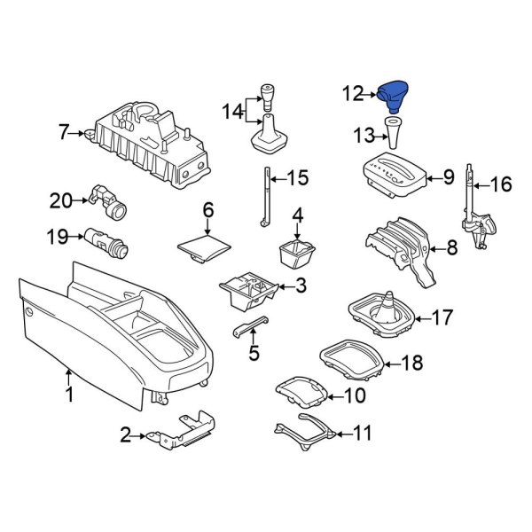 Automatic Transmission Shift Lever Knob