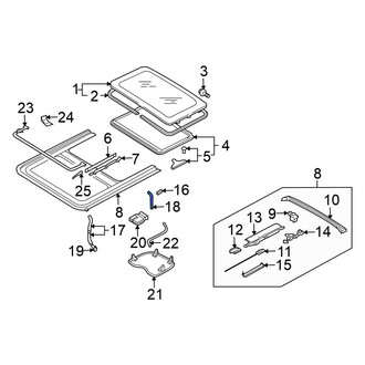 Volkswagen OE - Sunroof Drain Hose