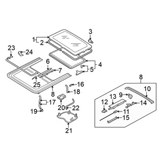 Volkswagen OE - Roof - Sunroof (Rockwell), (GL / GLS / GLX / TDI)
