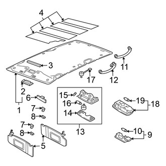 Volkswagen OE - Roof - Interior Trim (GL / GLS / GLX / TDI Wagon)