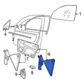 Volkswagen OE - Front Left Window Regulator