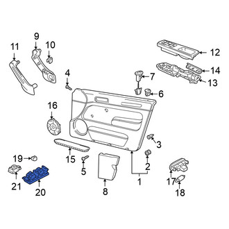 Volkswagen OE - Front Left Door Window Switch