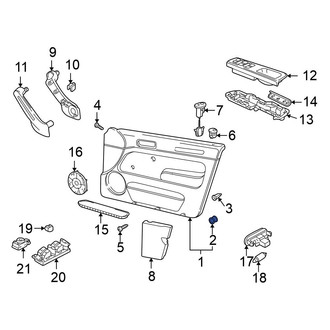 Volkswagen OE - Door Interior Trim Panel Retainer