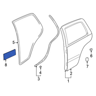 Volkswagen OE - Rear Sound Absorber