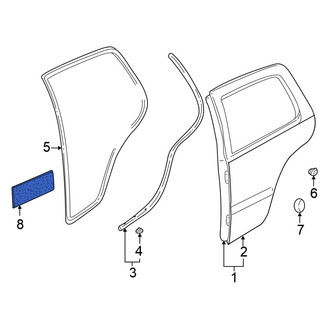 Volkswagen OE - Rear Sound Absorber