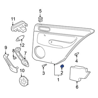 Volkswagen OE - Door Interior Trim Panel Retainer