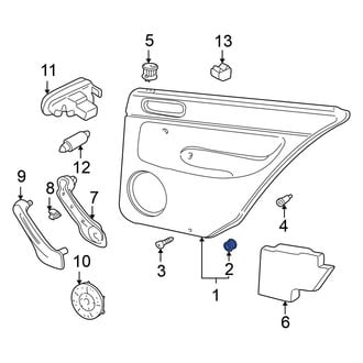 Volkswagen OE - Door Interior Trim Panel Retainer