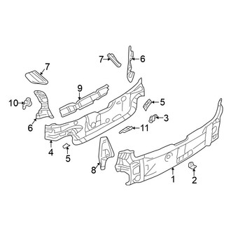 Volkswagen OE - Rear Body & Floor - Rear Body (GL / GLS / GLX / TDI Wagon)