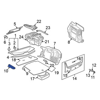 Volkswagen OE - Rear CD Changer Bracket