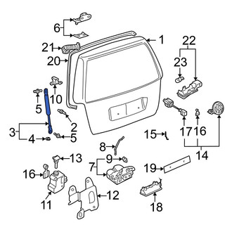 Volkswagen OE - Liftgate Lift Support