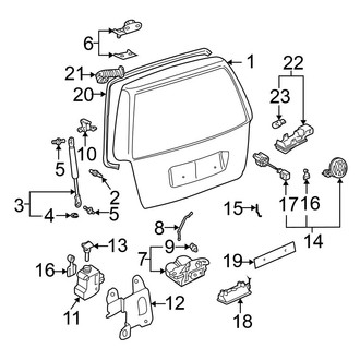 Volkswagen OE - Lift Gate - Gate & Hardware (GL / GLS / GLX / TDI Wagon)