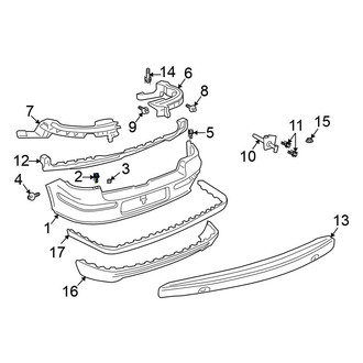 Volkswagen OE - Rear Bumper Cover Bolt