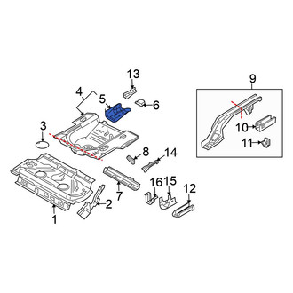 Volkswagen OE - Rear Tow Hook