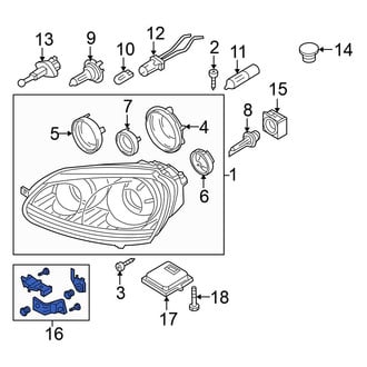 Volkswagen OE - Left Headlight Restoration Kit