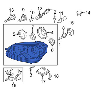 Volkswagen OE - Front Left Headlight