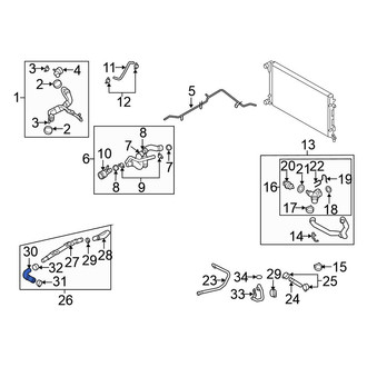 Volkswagen OE - Engine Coolant Overflow Hose