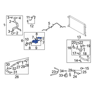 Volkswagen OE - Engine Coolant Overflow Hose