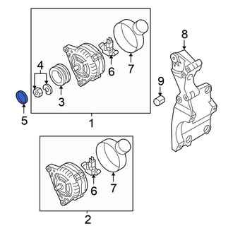 Volkswagen OE - Alternator Pulley Cap