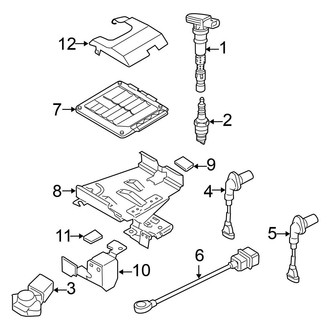 Volkswagen OE - Electrical - Ignition System (S / SE / SEL Sedan)