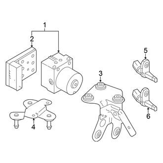 Volkswagen OE - Electrical - ABS Components (GLI / S / SE / SEL / Wolfsburg Edition)