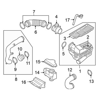 Volkswagen OE - Engine / Transaxle - Air Intake (USA), (Sedan)
