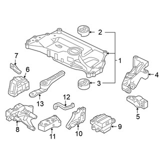 Volkswagen OE - Engine / Transaxle - Engine & Transmission Mounting (Sedan 1.9L)