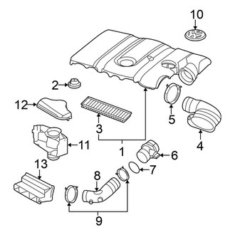 Volkswagen OE - Engine / Transaxle - Air Intake (Sedan L5)
