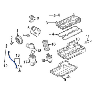 Volkswagen OE - Engine Oil Dipstick Tube