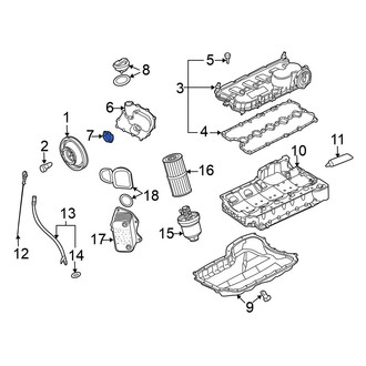 Volkswagen OE - Engine Timing Cover Gasket