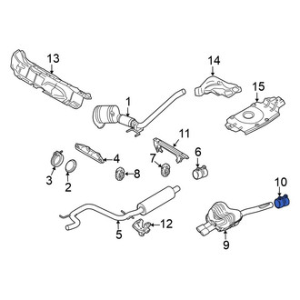 Volkswagen OE - Catalytic Converter Clamp