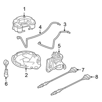 Volkswagen OE - Emission System - Emission Components (2.0L)