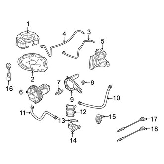 Volkswagen OE - Emission System - Emission Components (California), (2.0L)