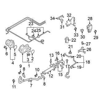 Volkswagen OE - Emission System - Emission Components (Engine Area), (Sedan 2.0L)