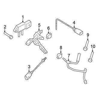 Volkswagen OE - Emission System - Emission Components (Exhaust Area), (Sedan 2.0L)