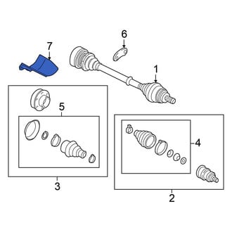 Volkswagen OE - Front CV Joint Splash Shield