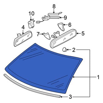 Volkswagen Jetta Replacement Windshield Glass — CARiD